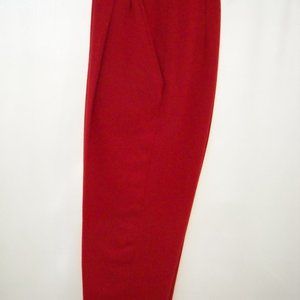BEAUTIFUL RED WOOL DRESS SLACKS